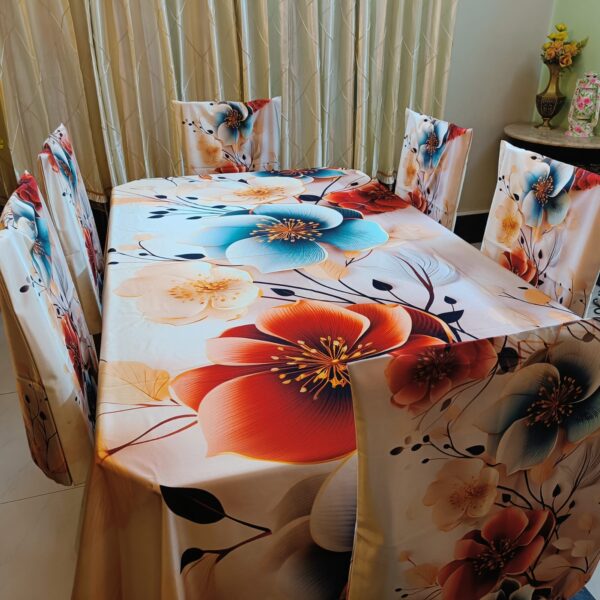 6 Seater Dinning Table Cover set (TBC-004)