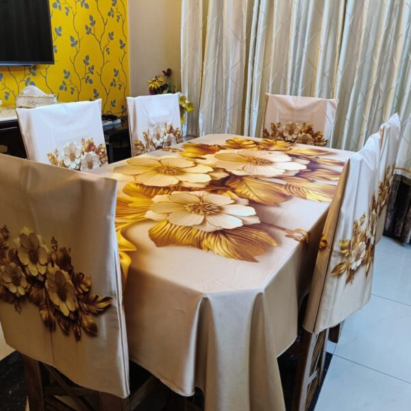 6 Seater Dinning Table Cover set (TBC-007)