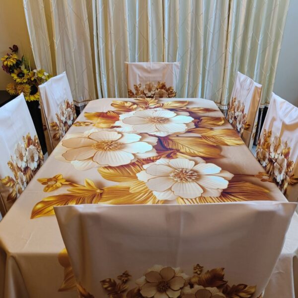 6 Seater Dinning Table Cover set (TBC-007)