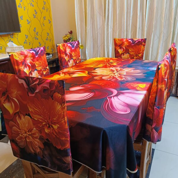 6 Seater Dinning Table Cover set (TBC-006)