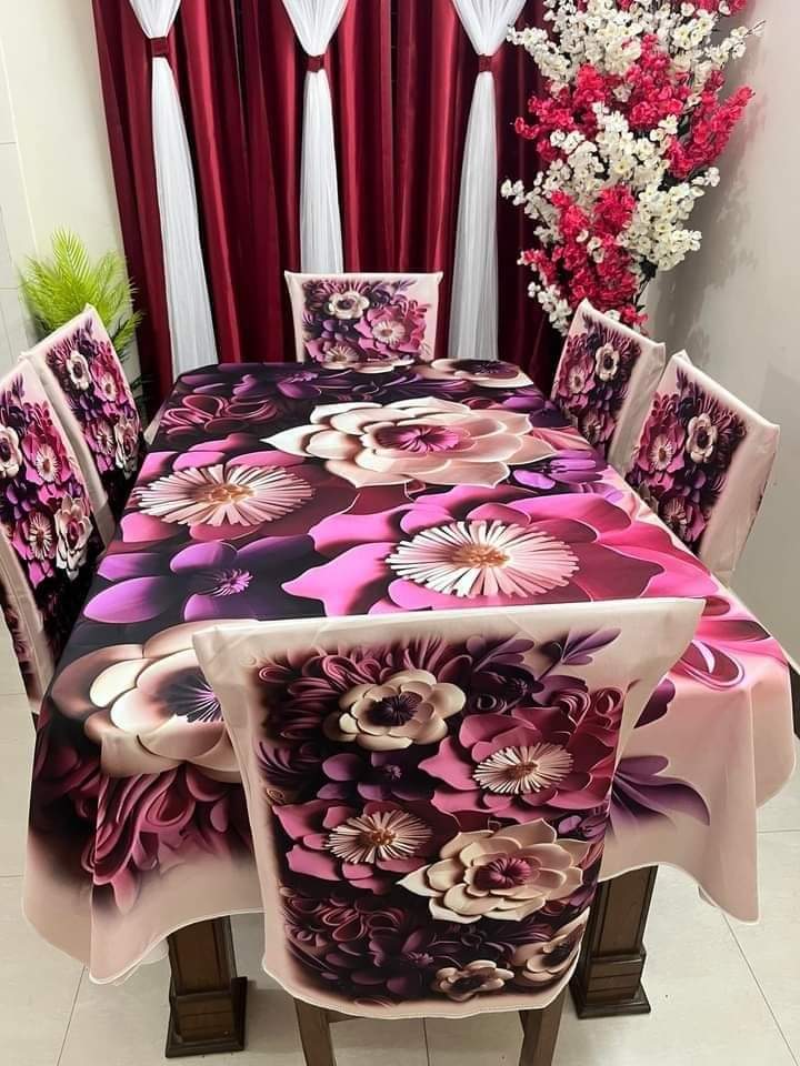 6 Seater Dinning Table Cover set (TBC14)